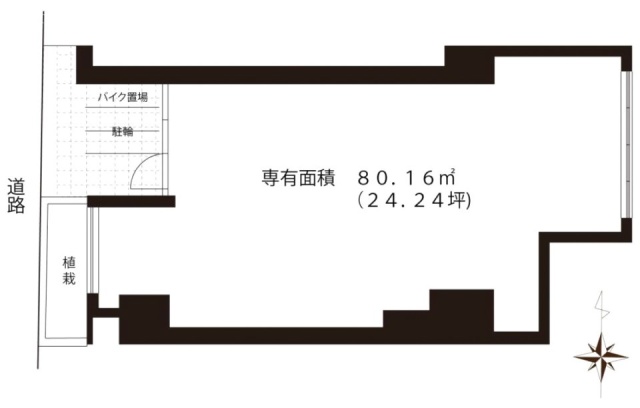 ローレルコート三鷹1F 間取り図