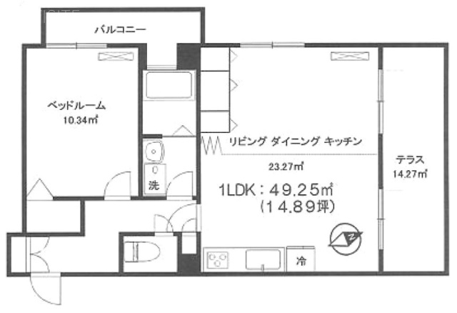 マヤ信濃町2番館312 間取り図