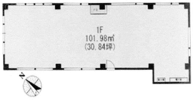 永盛ビル1F 間取り図