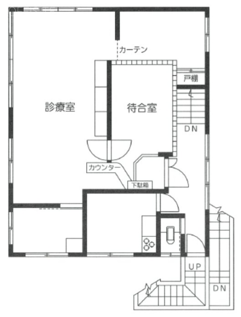 石田ビル2F 間取り図