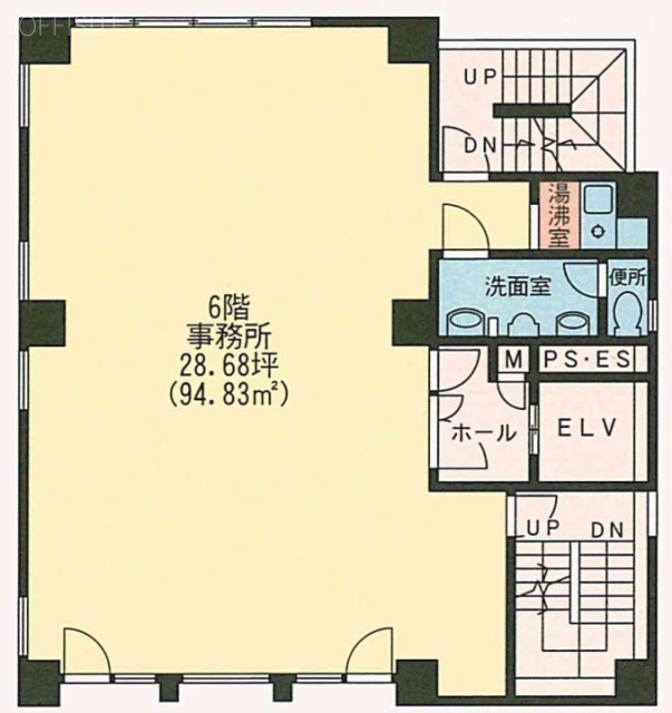 DK・Tビル6F 間取り図