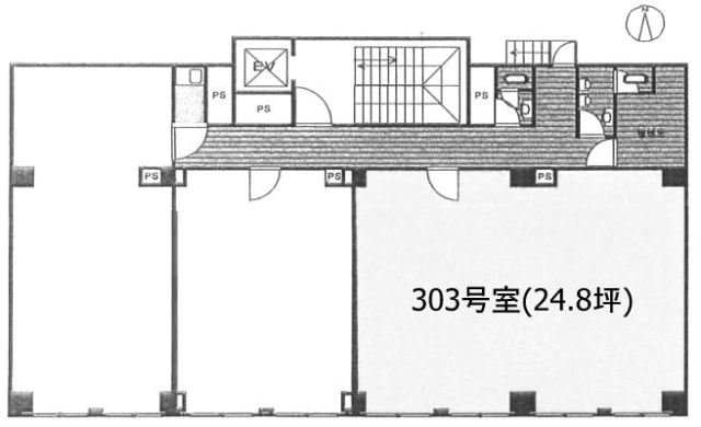 北原ビル303 間取り図