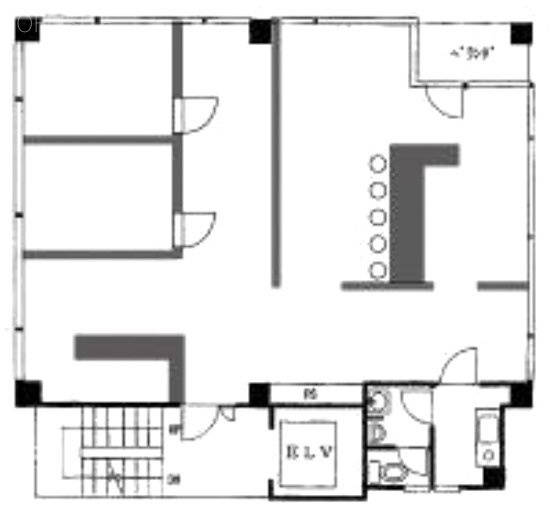 KC東麻布ビル6F 間取り図