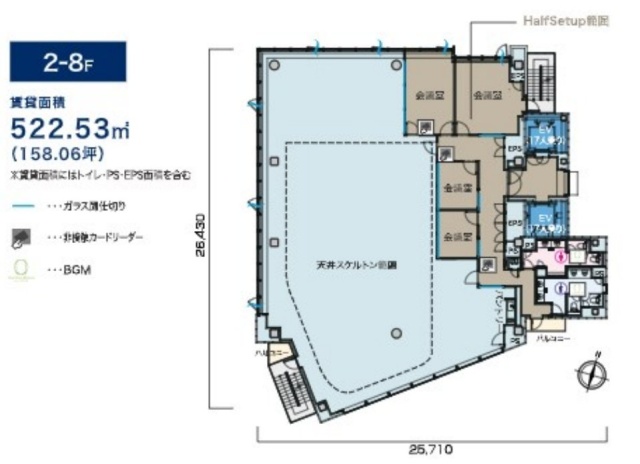 人形町PREX5F 間取り図