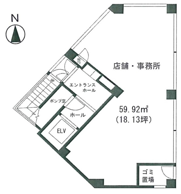 グレース一番町1F 間取り図