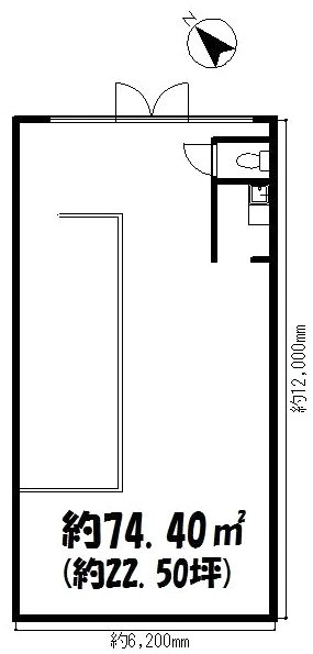 佐古田ビル1F 間取り図