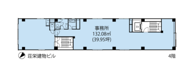 荘栄建物ビル4F 間取り図