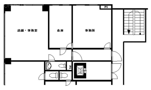 エスペロビル1F 間取り図