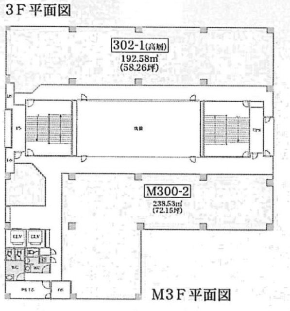 相模大野REGALOビル302-1 間取り図