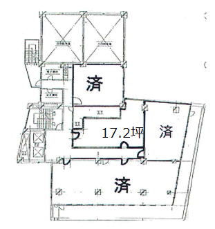 ワールド宇田川ビルB 間取り図