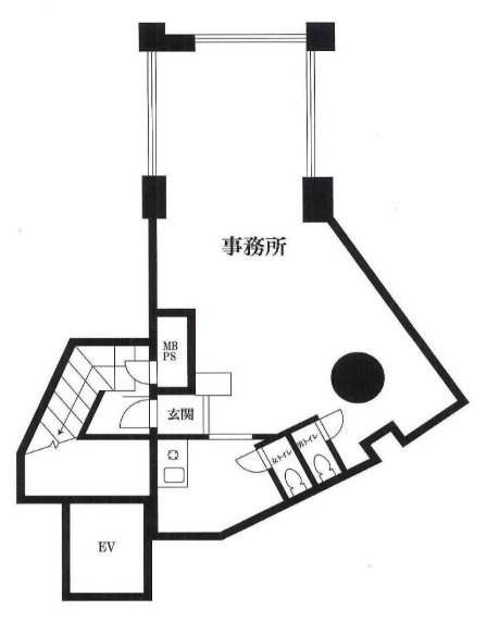 グリーンヒル中野B1F 間取り図