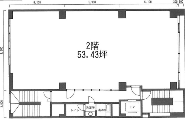 マサキビル2F 間取り図