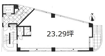 斉藤ビル1F 間取り図