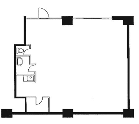 三田ナショナルコートビル1F 間取り図