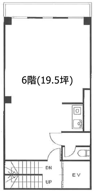 日本橋栄ビル6F 間取り図