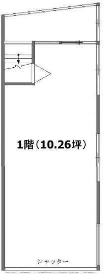 山王3丁目テナント1F 間取り図