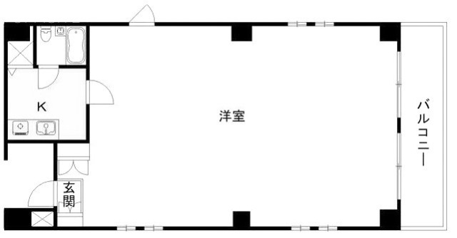 三愛ビル竹館203 間取り図