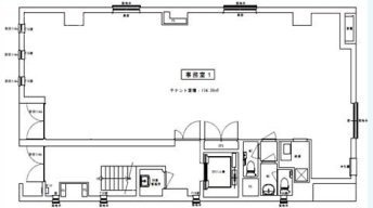 神田東松下町飯田鋲螺ビル1F 間取り図