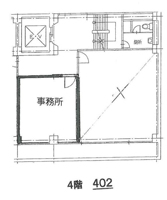 辻第2ビル402 間取り図