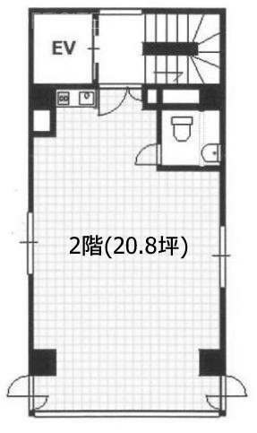 TSビル2F 間取り図