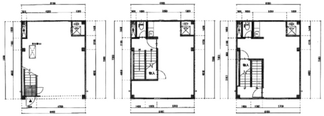 大澤ビル1F~3F 間取り図