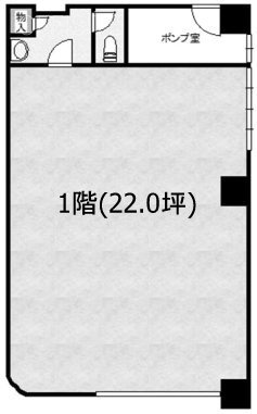 浅草橋杉浦ビル1F 間取り図