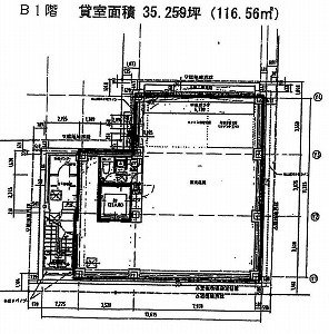 プレリー八重洲ビルB1F 間取り図