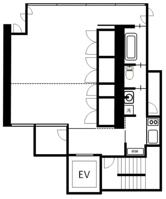 FLEG恵比寿W601 間取り図