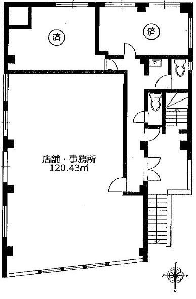 AOS武蔵境ビル201 間取り図