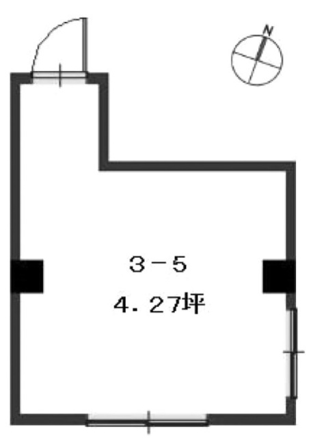 大雅ビル5 間取り図