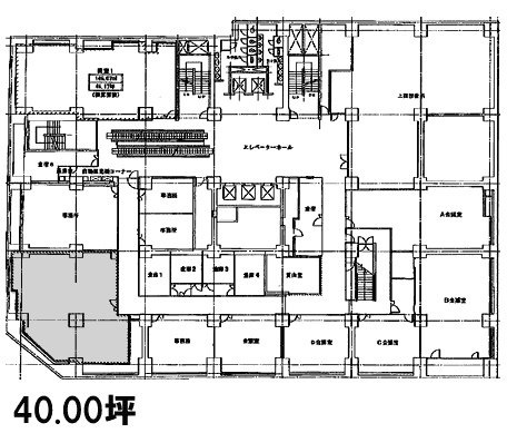 柳屋ビルB1F 間取り図