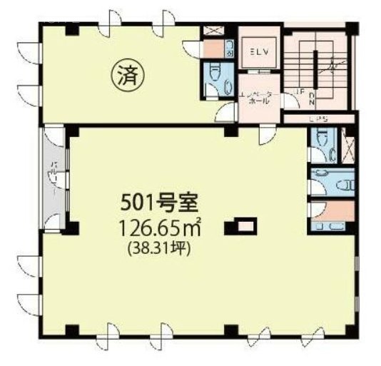 横浜ウエストビル501 間取り図