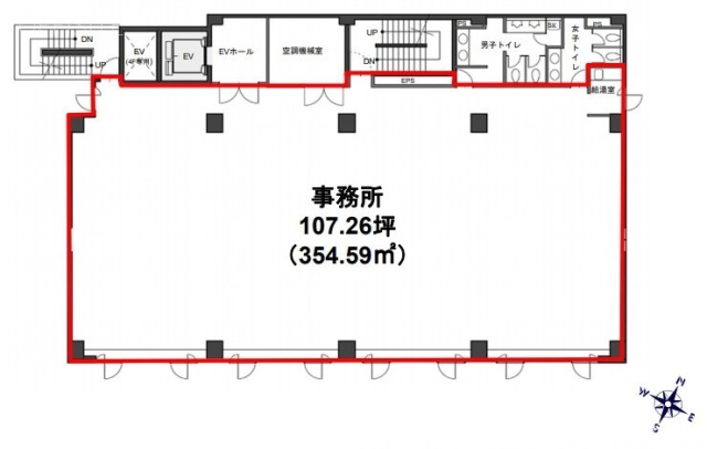 九段北二丁目ビル2F 間取り図