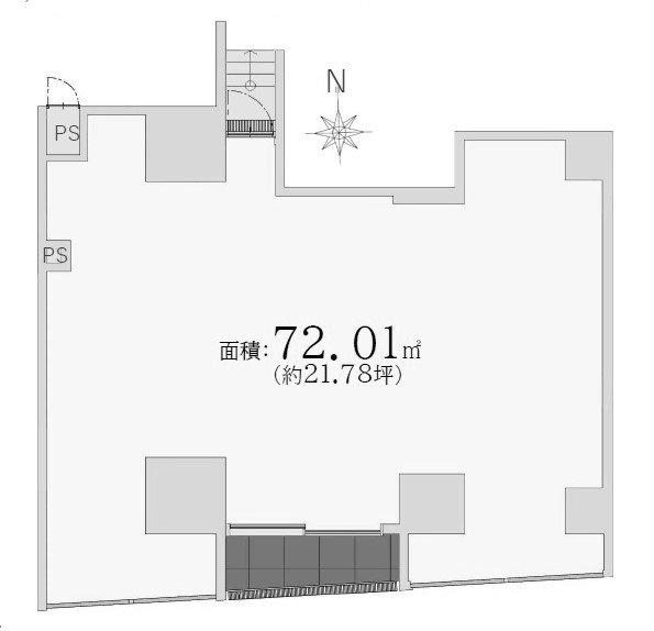 新宿セブンビル1F 間取り図