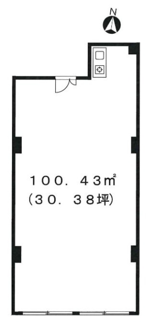 ルネ湯島ビル5F 間取り図