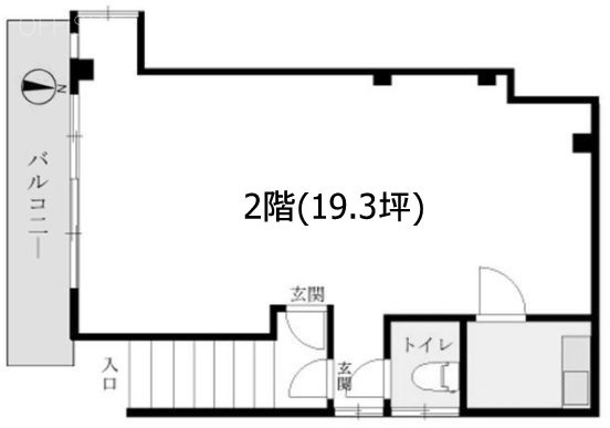 MAKIビル2F 間取り図