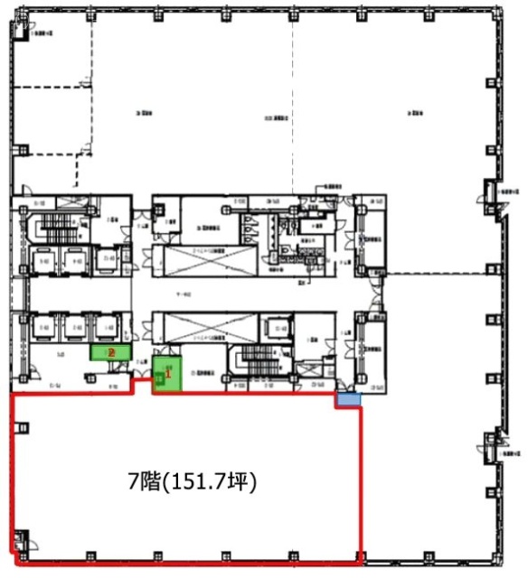 品川シーサイドパークタワー7F 間取り図