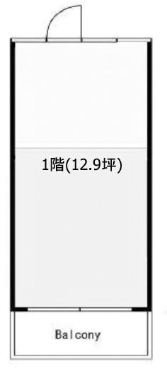 グローネット広尾ビル1F 間取り図