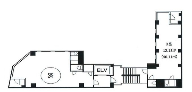 丸忠ビルB 間取り図
