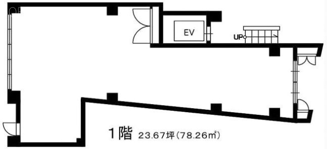 サムライ堂ビル1F 間取り図