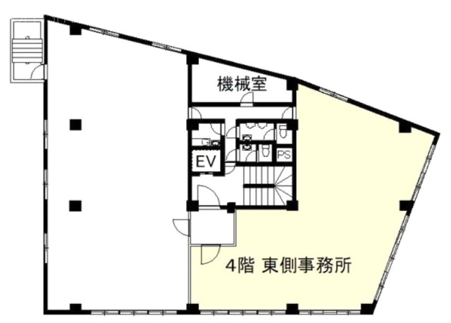 谷ビル東側 間取り図