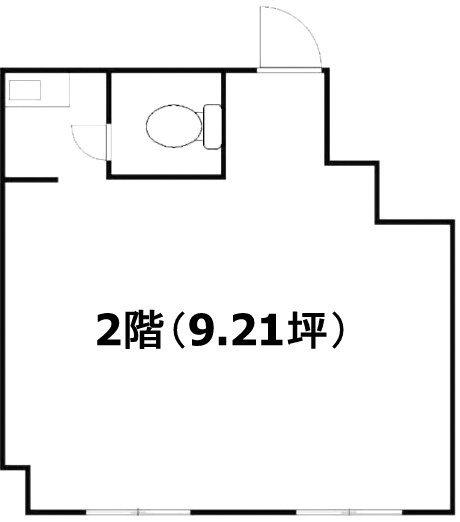 東豊エステートビル203 間取り図