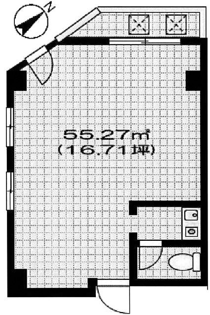 ミリオン木下ビル3F 間取り図