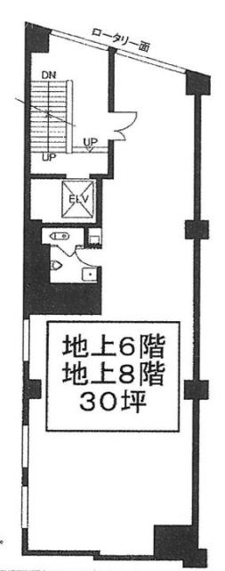 三仲(さんちゅう)ビル8F 間取り図