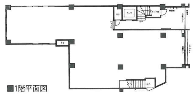 赤坂周山ビル1F 間取り図