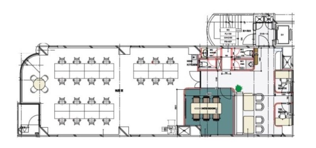 (仮)ASTRA中目黒2F 間取り図