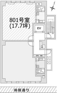 桜ビル801 間取り図