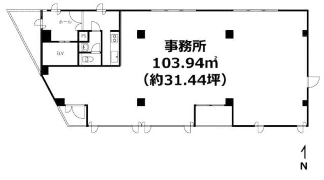 スカイキャッスル201 間取り図