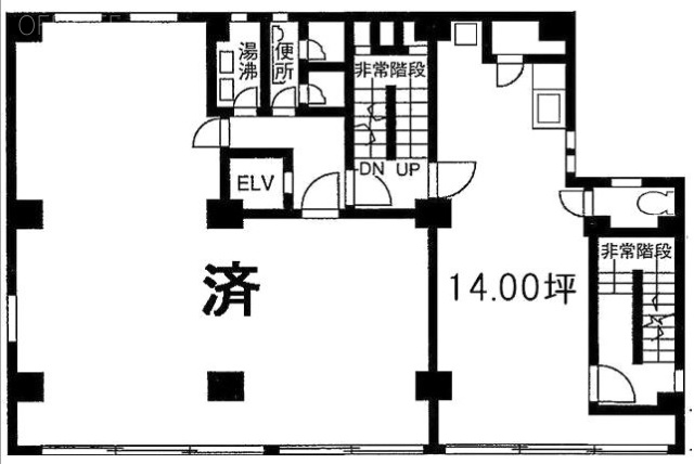 カナメビル4F 間取り図