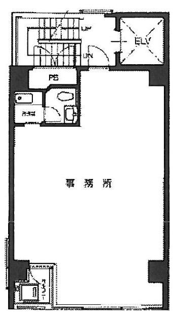 ヒロシゲビル3F 間取り図